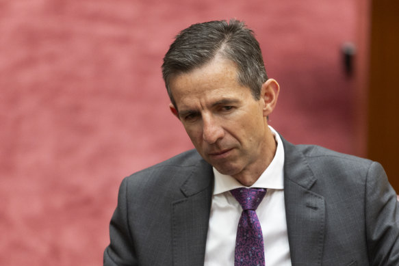 The opposition’s foreign affairs spokesman, Simon Birmingham.