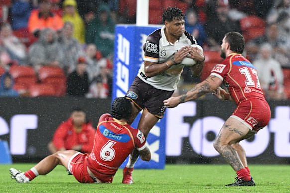 Selwyn Cobbo will line up at fullback for the Broncos in the absence of Reece Walsh.