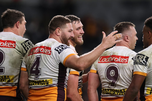 The Broncos scored six tries to three to humble the Eels.