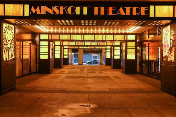 Broadway’s foyers have been empty since March 2020.