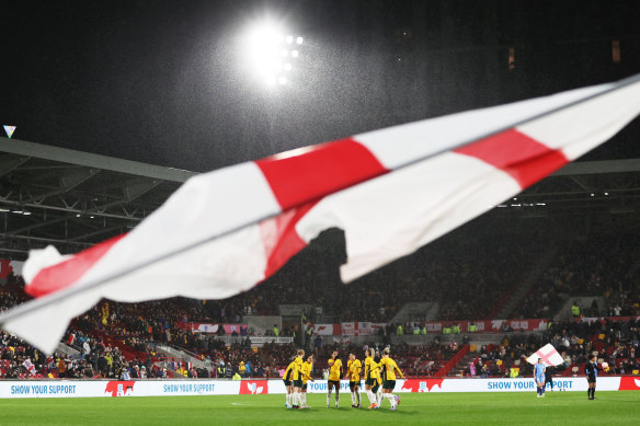 Australia beat England 2-0 when they met in a friendly in April.