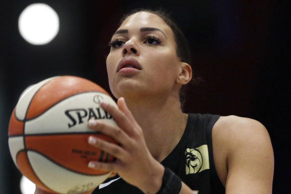 Liz Cambage is among the players included in a new version of basketball video game NBA 2K.