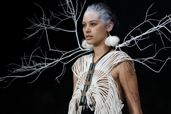 The Kiri Nathan show which opened New Zealand Fashion Week in Auckland.