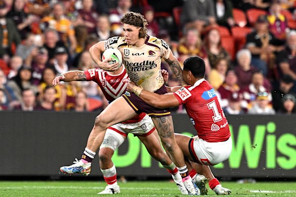 Man of the Match Reece Walsh was on fire for the Broncos, turning their season away from the cliff.
