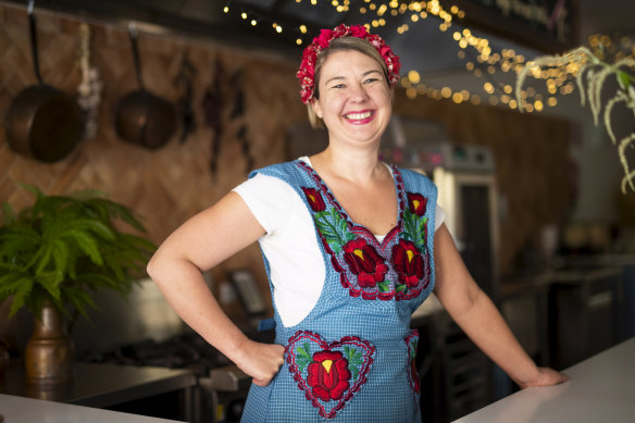 Minimal alterations: Rachel Jelley, owner of Hearth and Soul in Newtown.