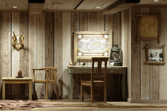 Impressão artística de The Cottage de 1896.