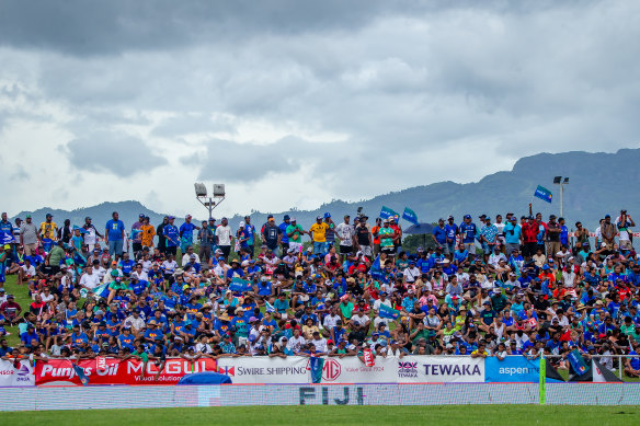 Fanatical Drua fans in Lautoka earlier this month.