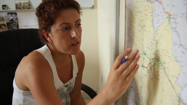 Perth woman Dorsa Nazemi-Salman tries to work out where fighting will be in what was Jonglei state, South Sudan. 