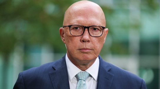 Opposition Leader Peter Dutton up his promise of public service cuts to 40,000 workers on Wednesday.