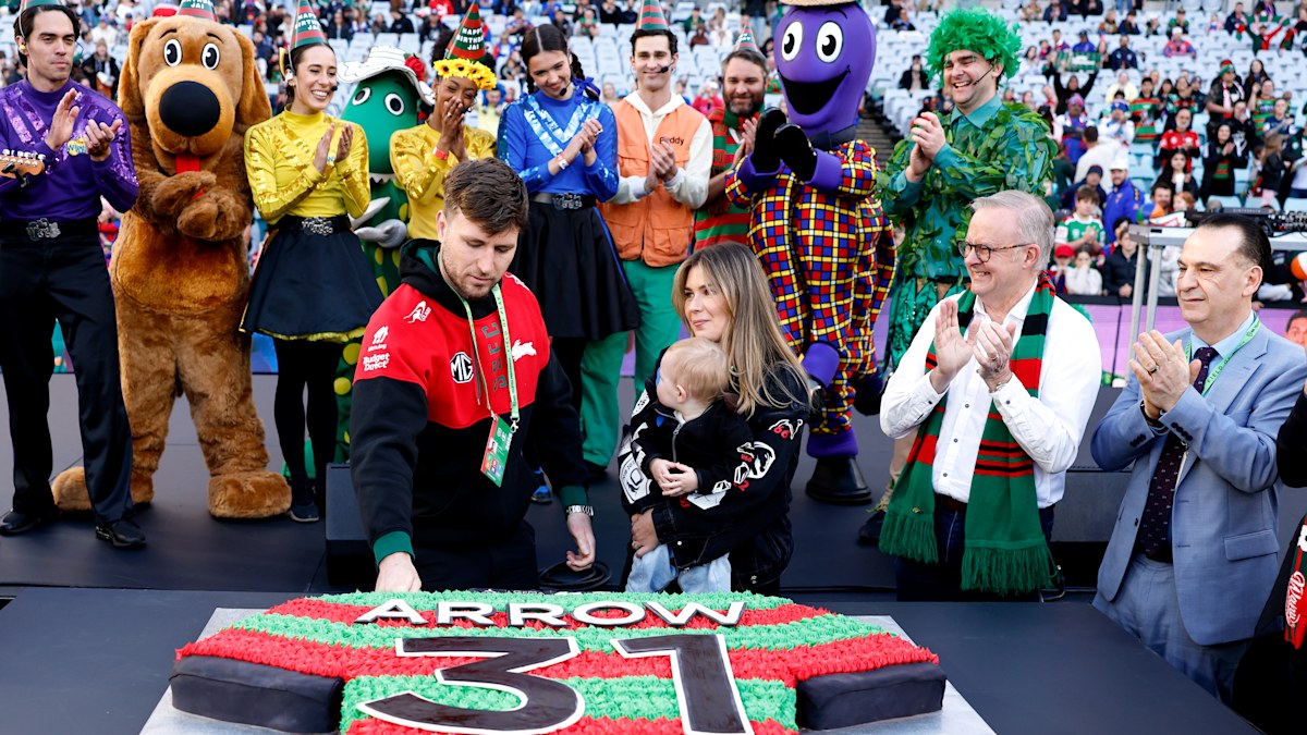 NRL News 2026: Jai Arrow watches on South Sydney Rabbitohs win ...
