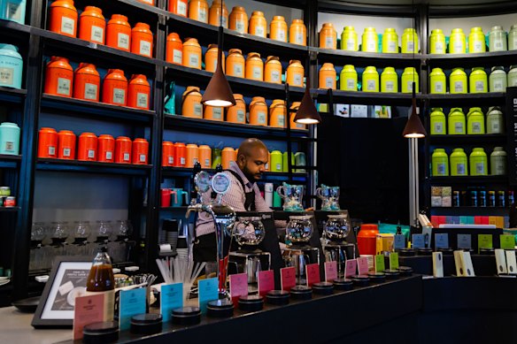 All of the teas at Tea Drop are available to purchase for home, and are brewed before your eyes at South Melbourne Market.