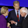 Elizabeth Warren, Bernie Sanders clash at Iowa Democratic debate