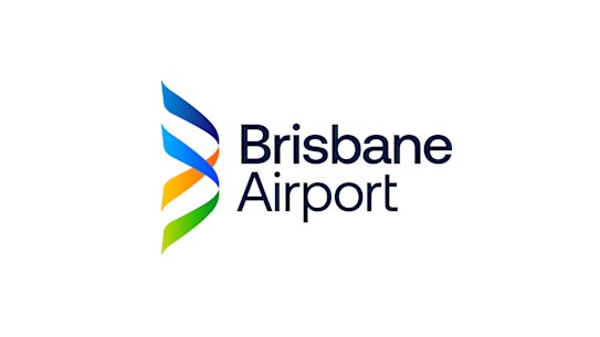 The new Brisbane Airport logo.
