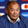 Eddie Jones at his press conference after Australia’s 40-6 loss to Wales.