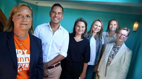 “Teal is just a colour:” Independent Judy Hannan (left) accepted Climate 200 funding but says she is not a teal.