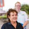 Evonne Goolagong Cawley at the launch of the National Indigenous Tennis Carnival.