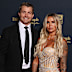 Kieran Foran of the Manly Sea Eagles and wife Karina May are turning heads – Karina’s semi-sheer gown is bedazzled with a beautiful Art Deco-like motif.