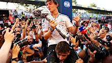 Kimi Antonelli of Italy and Mercedes.