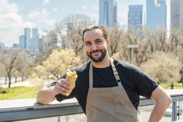 Tom Sarafian is cooking at Bar Atrium, one of Melbourne Park’s most picturesque spots.