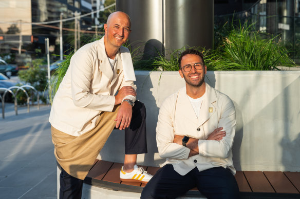 Lucia owners Frank Ciorciari (left) and Anthony Silvestre.