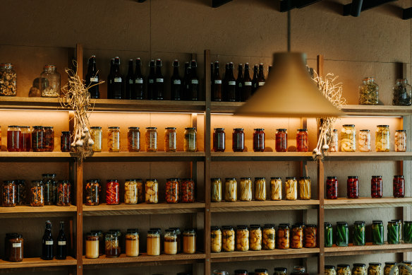 Chef Simone Watts calls the list of preserves “The Barragunda Bible”.