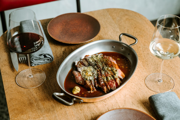 A tri-tip of prized Blackmore wagyu at Circl in Punch Lane.