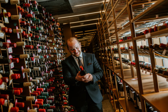 Circl’s head sommelier and manager Xavier Vigier.