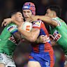 Kalyn Ponga suffered a foot injury on Friday night.