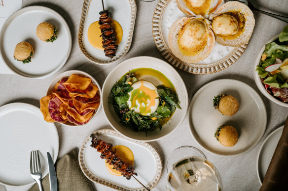 Share plates at Morena.