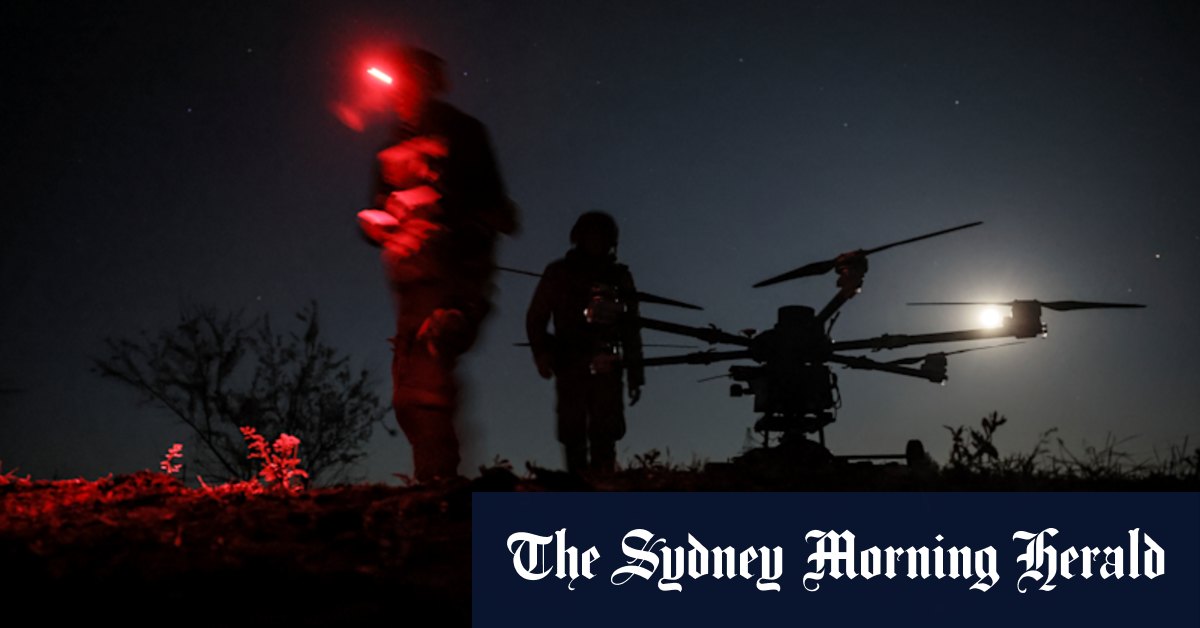 Ukrainian soldier escapes on e-bike delivered by drone