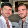 Police say that Luke Davies (left) and Jesse Baird died between 12am and 5.30pm on Monday.