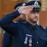 Sergeant Brad Dettman was presented the Medal for Courage.