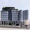 An artist’s impression of the project to be built at Camberwell Junction following City of Boroondara approval. The Aerial building can be seen to the right.
