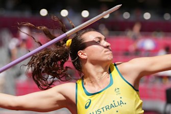 Mackenzie Little threw a personal best this morning.