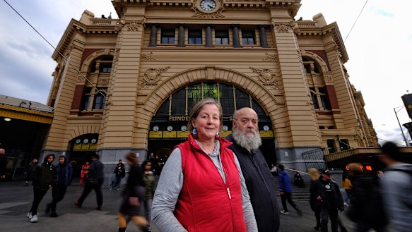 Author Jenny Davies and lifelong Melburnian Mark Reed would like the ballroom re-opened for public use.