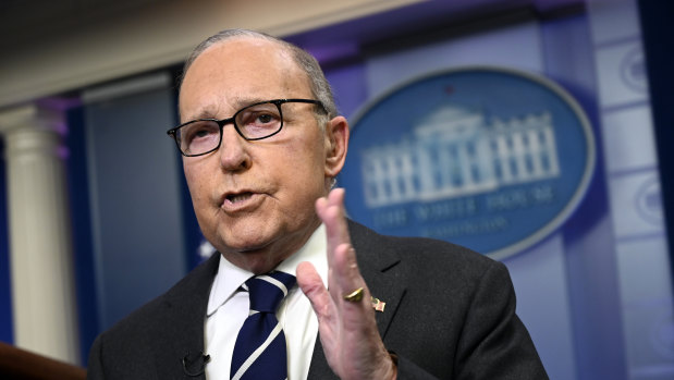 White House economic adviser Larry Kudlow has brushed off talk of a looming US recession.