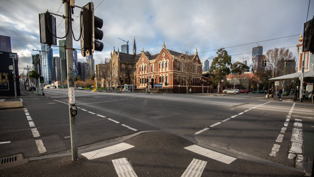 Melbourne’s streets have been empty during lockdowns.