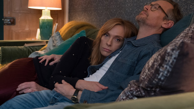 Toni Collette and Steven Mackintosh in Wanderlust.