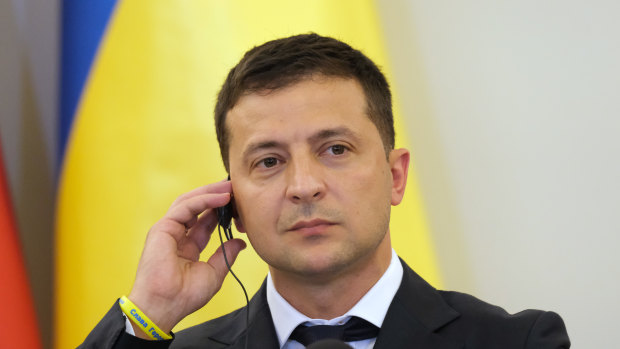 Ukrainian President Volodymyr Zelensky.