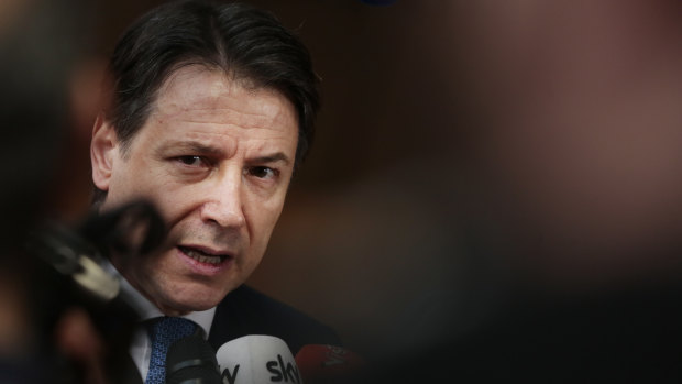 Italian Prime Minister Giuseppe Conte has defended his country's handling of the virus outbreak.