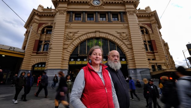 Author Jenny Davies and lifelong Melburnian Mark Reed would like the ballroom re-opened for public use.