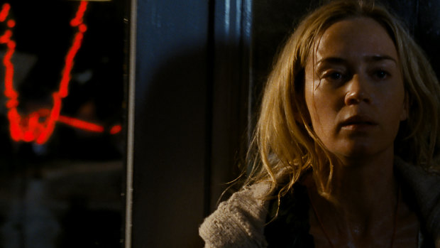Emily Blunt in A QUIET PLACE.