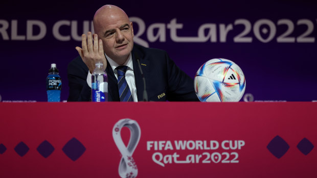 FIFA boss Gianni Infantino.