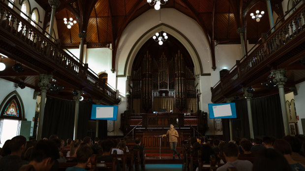 Pastor Alex Stark of Brisbane’s Newlife Church, a congregation of the Uniting Church.