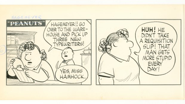 Part 1: One of three recently rediscovered strips drawn by Charles M. Schulz in the 1950s.