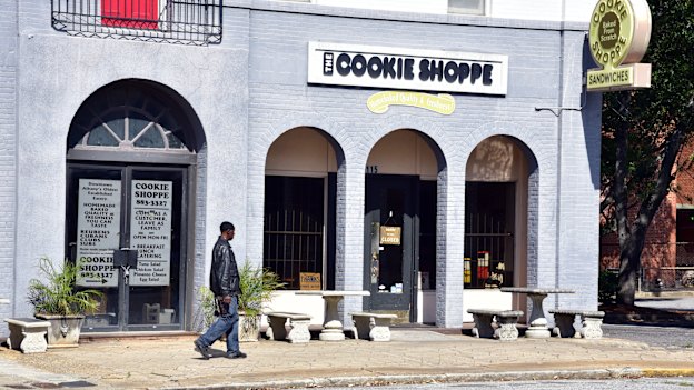 Most business in downtown Albany are still shuttered.