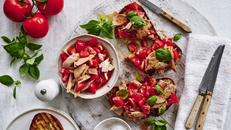 Adam Liaw’s tuna and tomato toast-image