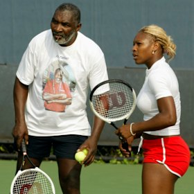 Richard and Serena Williams in 2002.