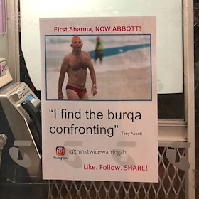 An Instagram image from the Think Twice Warringah page.