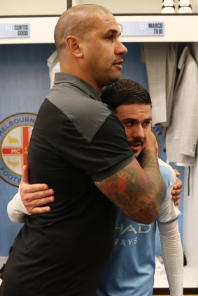 Marco Tilio has credited Patrick Kisnorbo for helping turn him into the player he is today - a full Socceroos international.